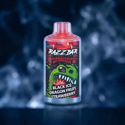 Razz bar 60K - Black ice Dragon Fruit Strawberry