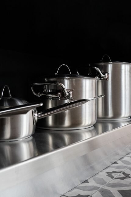 Stainless Steel Cookware Set - 7 Piece